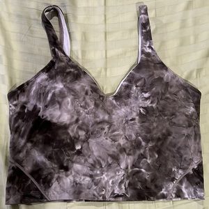 NWOT Lululemon Align Tank - Size 12 - tie dye olive green as shown
